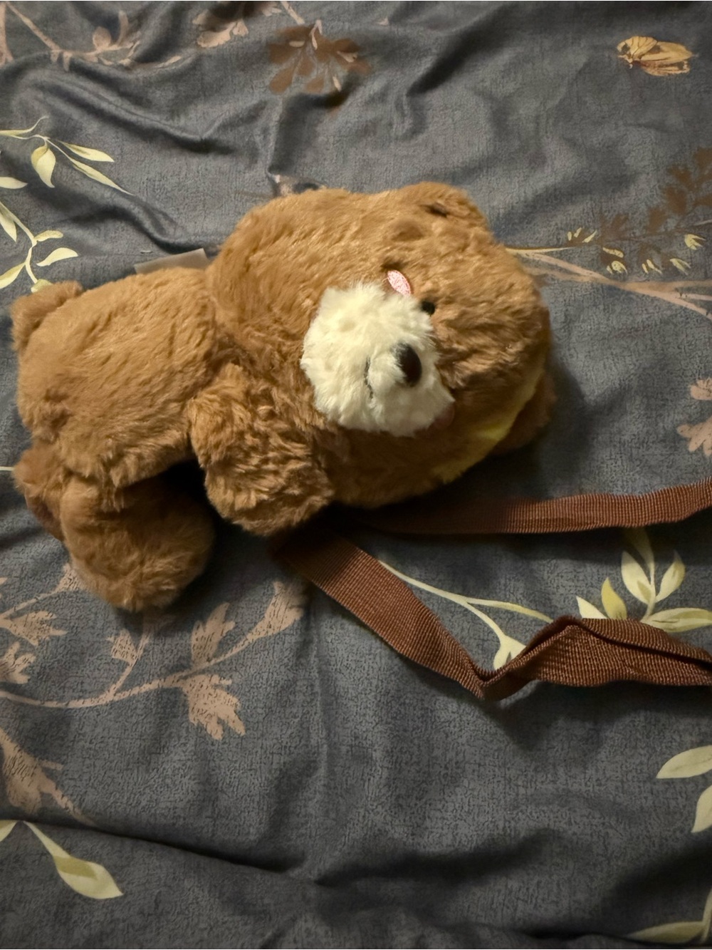 Plush Teddy Kids Backpack - Brown